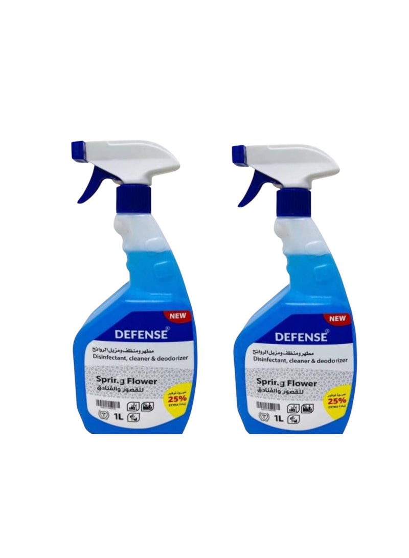 Defense – Disinfectant, Cleaner & Deodorizer (Spring Flower